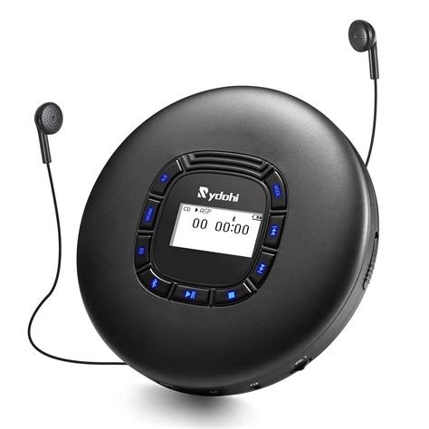 buy portable cd player  bluetooth rydohi personal compact cd player  headphones