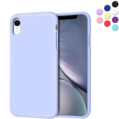 iphone xr silicone case shock absorbent bumper soft tpu cover case compatible  iphone
