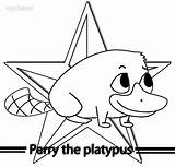 Platypus Coloring Perry Pages Cool2bkids Duckbill Kids Printable Billed Duck Disney Ferb Divyajanani Colors sketch template