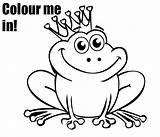 Frog Prince Coloring Pages Princess Colouring Cute Drawing Coqui Frogs Tree Printable Baby Line Color Leap Red Simple Item Leapfrog sketch template