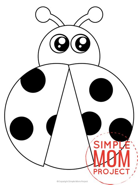 printable insect  bug templates simple mom project