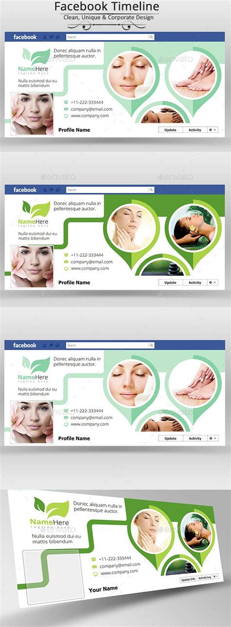 beauty spa facebook cover page