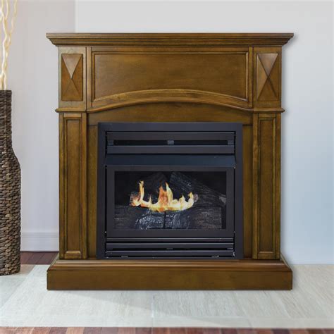 pleasant hearth compact   vent  gas fireplace  heritage vff phd  home depot