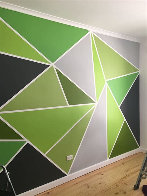 geometric simple wall designs  tape img scalawag