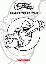 Underpants Captain Colouring Scholastic Coloring Sheets Pages Draw Colour Sheet Book Activities Popular Books Many Birthday Worksheets Other Dav Pilkey sketch template