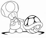 Toad Kleurplaat Lineart Boo Printen sketch template