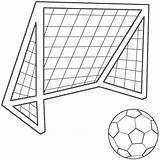 Pallone Soccer Stampare sketch template