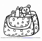 Diaper Baby Coloring Drawing Kids Color Template Pages Pic Getdrawings sketch template