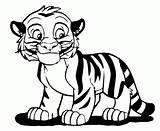 Dibujos Coloring Cub Colorea Animalitos Comparte Tiger Kolorowanki Animados Tigre Jasmine Rajah Tigers Dibuja Animalito Aladdin Gratistodo Bonitos Patos Vaca sketch template
