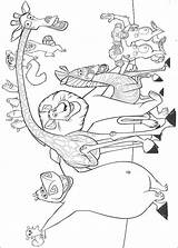 Madagascar Coloring Pages Madagaskar Posted Color sketch template