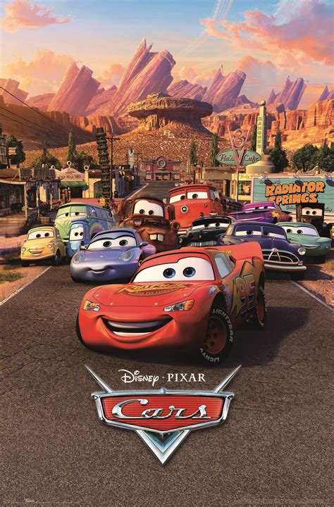 disney pixar cars  sheet wall poster    walmartcom