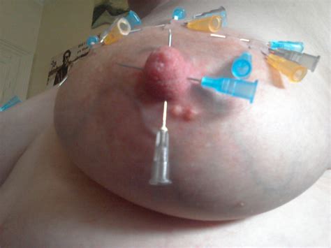needles to th nipples tit torture nude pic