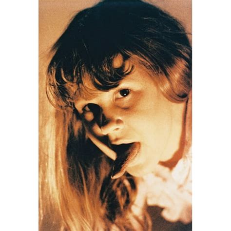 Linda Blair In The Exorcist 24x36 Poster Sticking Out Tongue Walmart
