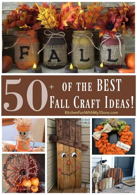 diy fall craft ideas kitchen fun    sons