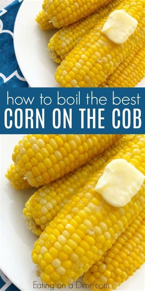 Boiling Corn On The Cob Recipe Boiled Corn Cooking