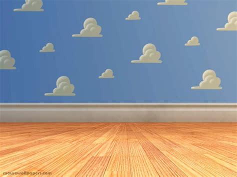 andy s room birthday background wallpaper toy story clouds andys room