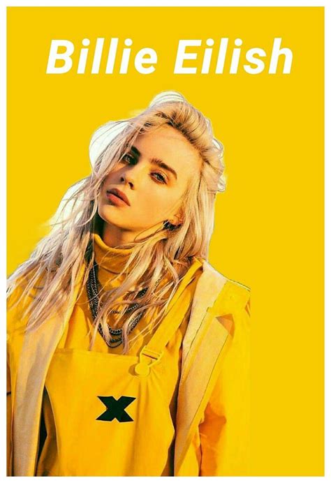 billie eilish yellow wallpapers top  billie eilish yellow backgrounds wallpaperaccess