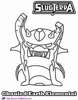 Coloring Elemental Pages Slugterra Printable Skgaleana Earth Ghoul Slug Colouring Printables Ghouled Activities Kids Movie Deviantart Designlooter Angel Favourites Add sketch template