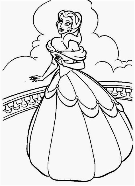 coloring pages belle coloring pages  beauty   beast