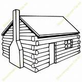 Cabin Log Clipart Clip House Cabins Coloring Drawing Pages Logging Sketch Homes Cartoon Easy Wood Draw Settlers Guest Drawings Clipground sketch template