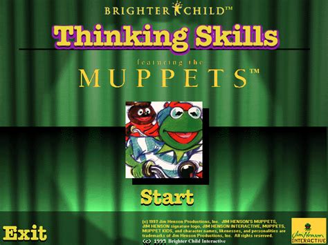 muppet kids volume  thinking skills  mobygames