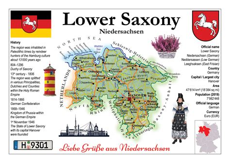 germany states  saxony motw postcards market