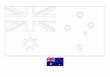 Australie Drapeau Coloring1 Tuvalu sketch template