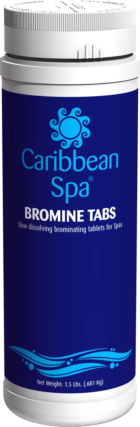spa bromine tabs caribbean blue
