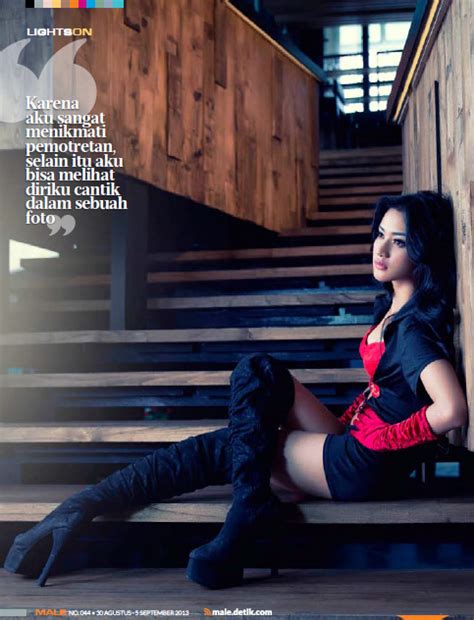Devina Kirana Di Majalah Male Dhe Model