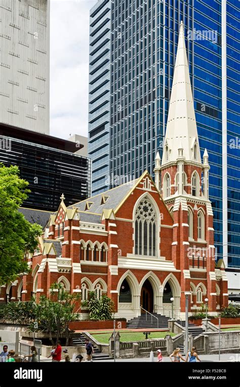 australia brisbane albert street uniting church stock photo alamy