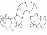 Chenille Caterpillar Colorier Coloriages sketch template