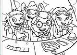 Einsteins Little Coloring Games Game Leo Families Musical Kids sketch template