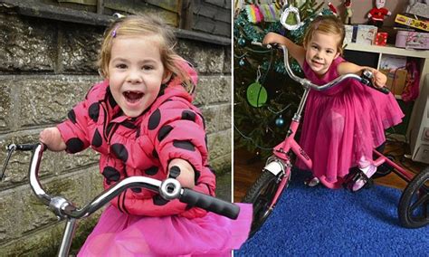 five year old meningitis survivor charlotte nott enjoys tricycle she