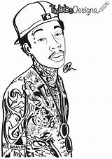 Wiz Khalifa Designs Drawings Tubbs Easy Coloring Illustration Template Digital Pages Sketch sketch template