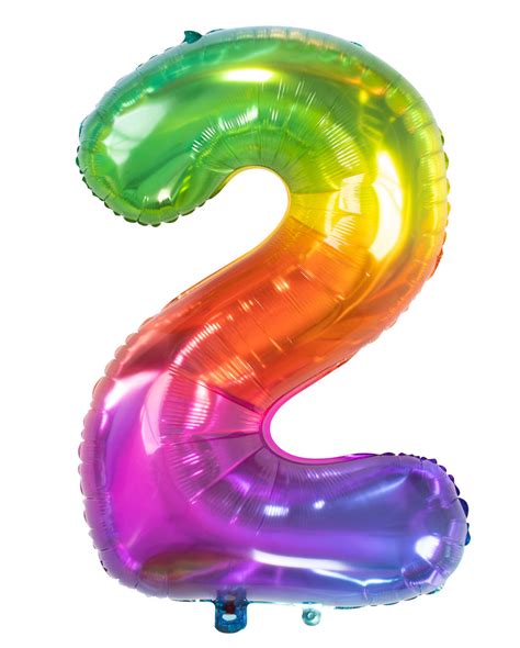 foil balloon number  rainbow order  horror shopcom