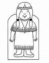 Coloring Indian Native Pages American Girl Kids Thanksgiving Indians Cherokee Drawing Printable Woman Color Dolls Print Warrior Getdrawings Adults Fresh sketch template