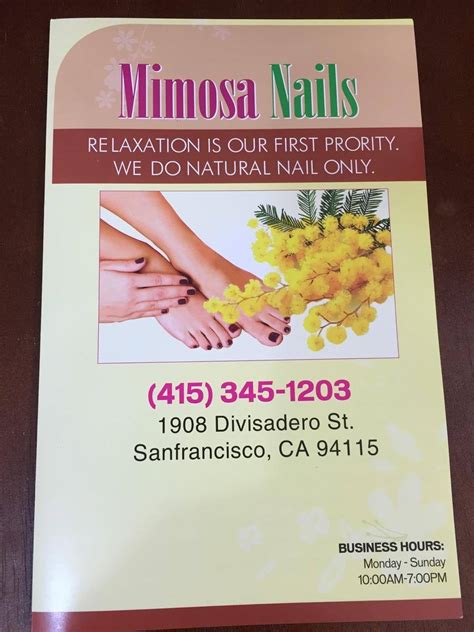 mimosa nails home