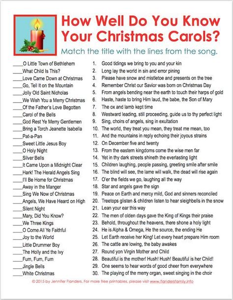 image result  printable christmas song games christmas song games