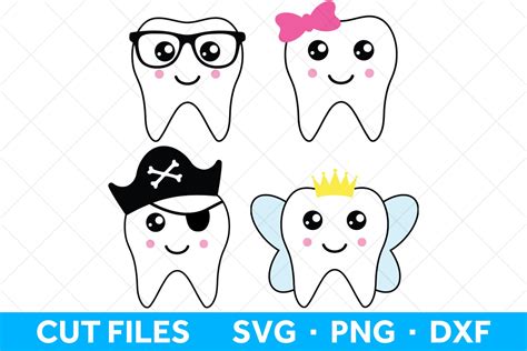 tooth svg files tooth fairy svg files  tooth fairy bags