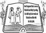 Coloring Elizabeth Zechariah Pages John Baby Bible Baptist Library Clipart Wise Built Rock Man His House Popular sketch template