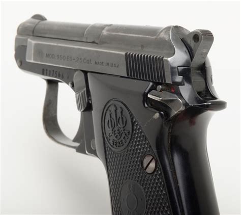 beretta model 950 bs 25 acp caliber semi automatic pistol serial