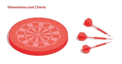 darts dimensions drawings dimensionscom