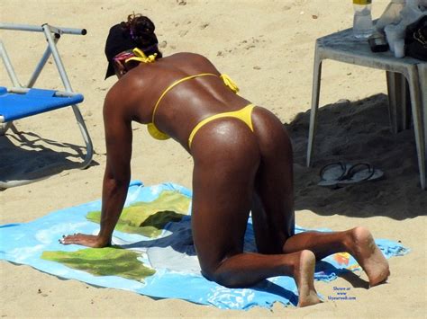 yellow bikini in janga beach preview june 2016 voyeur web