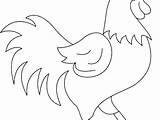 Coloring Pages Rooster Kids Getcolorings Hen sketch template