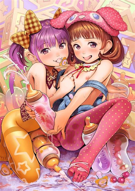 Chipokan Highres Tagme 2girls Anal Beads Artificial Vagina Brown