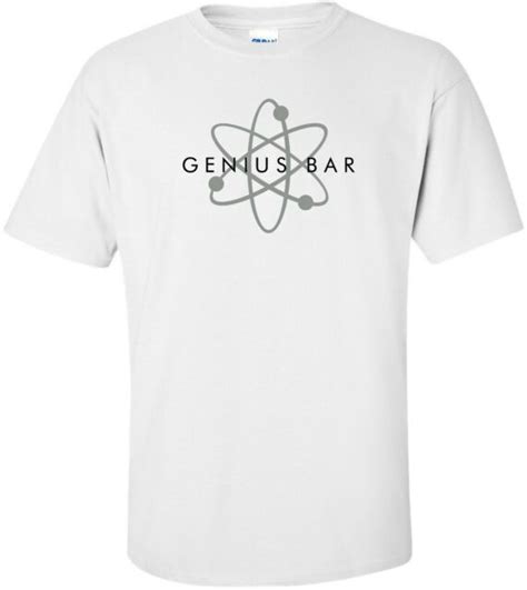 apple store genius bar cool molecular logo  shirt ebay
