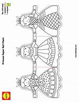 Dolls Chainmail Colouring sketch template