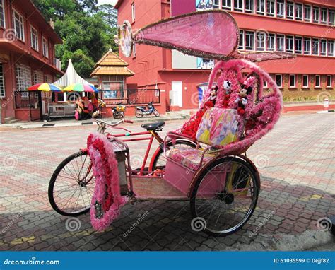 verruecktes schauendes tuk tuk  malaysia stockbild bild von geschaeftemacher fahrrad