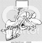 Jumping Aggressive Businessman Coloring Illustration Cartoon Line Rf Royalty Clipart Toonaday sketch template