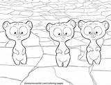 Coloring Pages Disney Brave Triplets Template Getcolorings sketch template